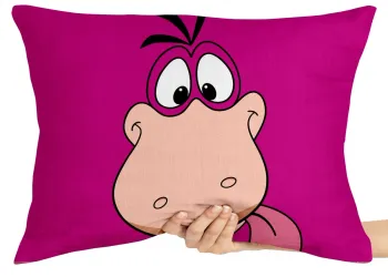 Almofada Gigante para sofá puff sala Dino dinossauro Flintstones