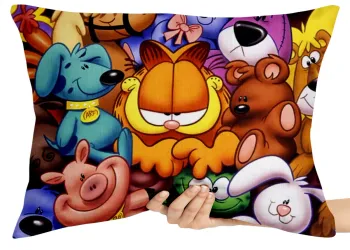 Almofada Gigante para sofá puff sala Garfield gato cachorro felino