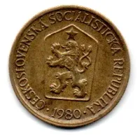 Tchecoslováquia - 1980 - 1 Koruna