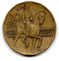 República Tcheca - 1998 - 20 Korun - Foto 2