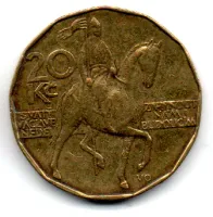 República Tcheca - 1993 - 20 Korun - Foto 2