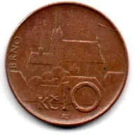 República Tcheca - 1996 - 10 Korun - Foto 2