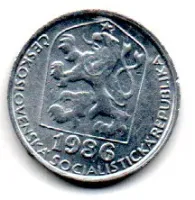 Tchecoslováquia - 1986 - 5 Haleru