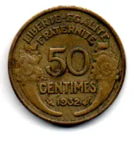 França - 1932 - 50 Centimes