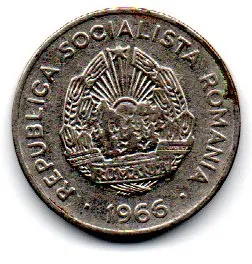 Romênia - 1966 - 15 Bani
