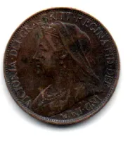 Reino Unido - 1896 - 1 Farthing - Foto 2