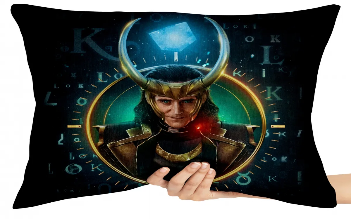 Almofada Gigante para sofá puff sala Loki vingadores