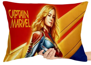 Almofada Gigante para sofá puff sala Capitã Marvel