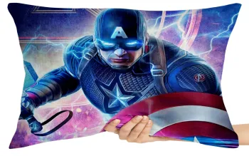 Almofada Gigante para sofá puff sala Capitão América digno