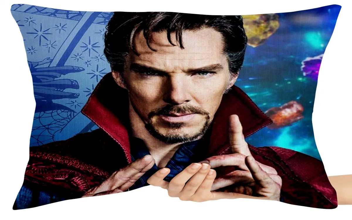 Almofada Gigante para sofá puff sala Doutor Estranho jóias do infinito Imagem