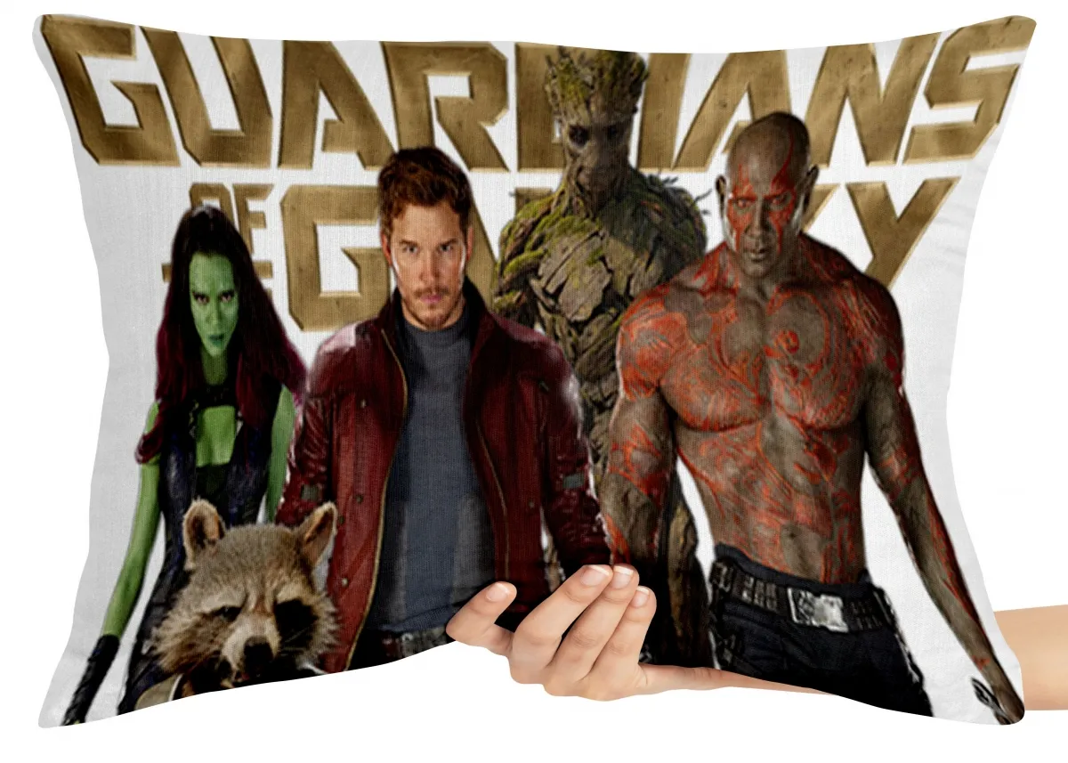 Almofada Gigante para sofá puff sala Guardiões Galáxia heróis super Imagem
