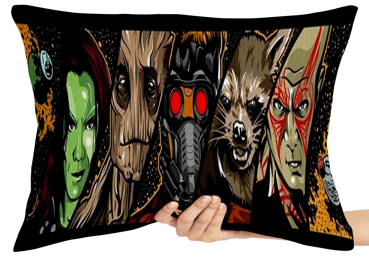 Almofada Gigante para sofá puff sala Guardiões da Galáxia marvel Imagem