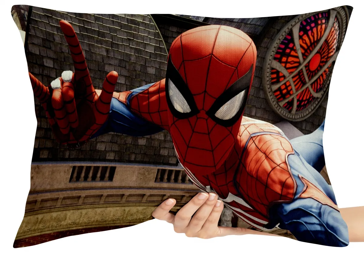 Almofada Gigante para sofá puff sala Homem aranha mão teia