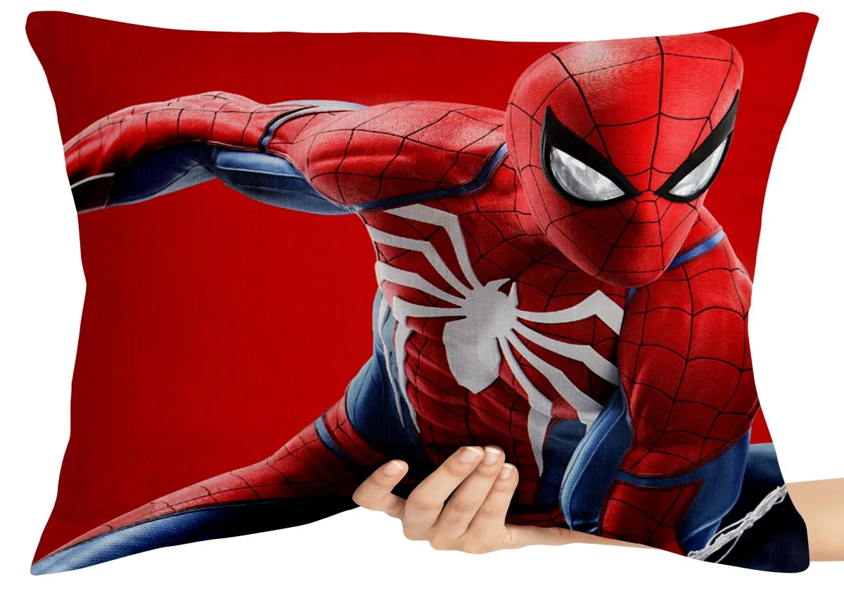 Almofada Gigante para sofá puff sala Homem aranha vermelho Imagem