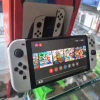 Nintendo Switch Oled, 64gb + 128gb micro sd, Desbloqueado, vários jogos - Foto 2