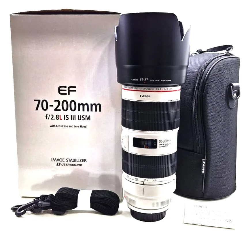 Lente Canon EF 70-200mm f/2.8 L IS III USM - Seminova - vendida