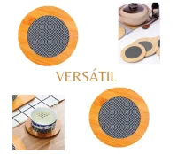 Descanso de Panela Redondo Apoio Protetor de Panelas Marinex  - Foto 6