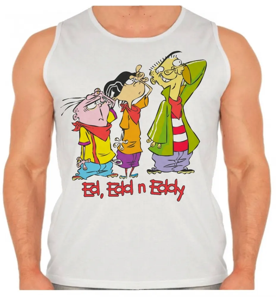 Camiseta Regata adulto ou infantil Du Dudu e Edu desenho engraçado