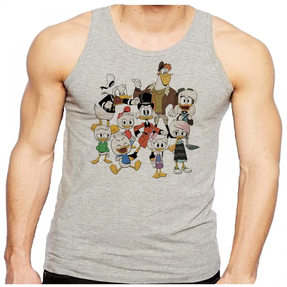 Camiseta Regata adulto ou infantil Duck Tales Caçadores Aventuras tio patinhas Imagem