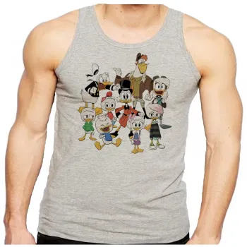 Camiseta Regata adulto ou infantil Duck Tales Caçadores Aventuras tio patinhas