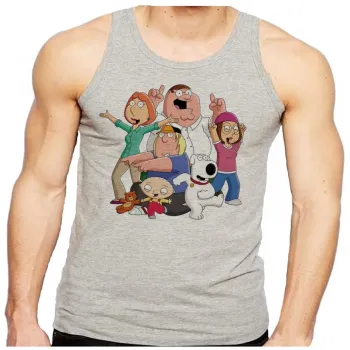 Camiseta Regata adulto ou infantil Family guy desenho tipo simpsons - Foto 2