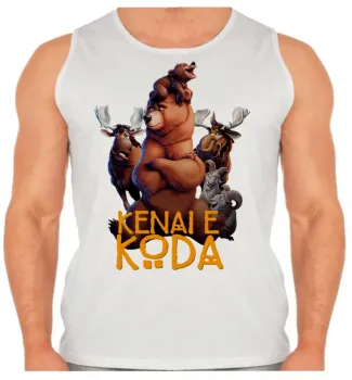 Camiseta Regata adulto ou infantil Irmão urso desenho lindo - Foto 2
