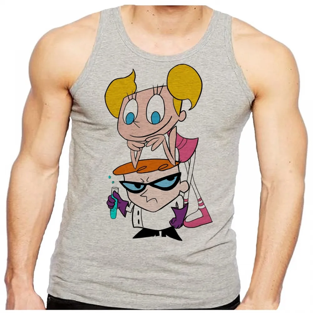 Camiseta Regata adulto ou infantil Laboratório Dexter desenho