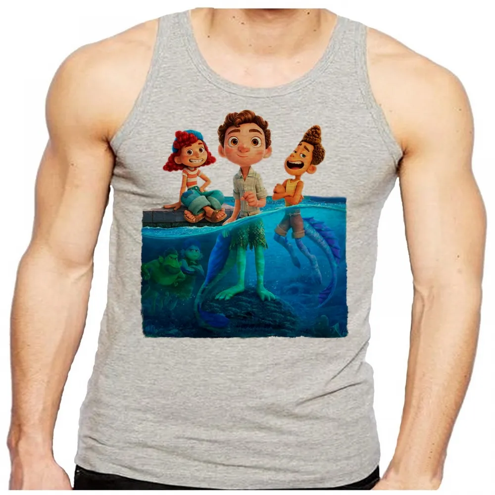 Camiseta Regata adulto ou infantil Lucca disney desenho peixe Imagem