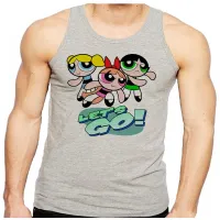 Camiseta Regata adulto ou infantil Meninas super poderosas desenho - Foto 2