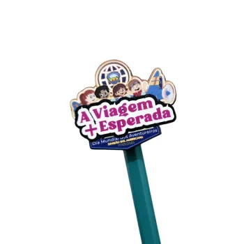 Ponteira de Lápis Tema Dia Mundial dos Aventureiros 2025 - A Viagem + Esperada - Foto 2