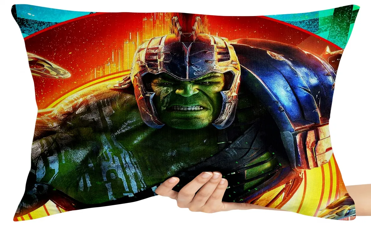 Almofada Gigante para sofá puff sala Hulk Ragnarok vingadores