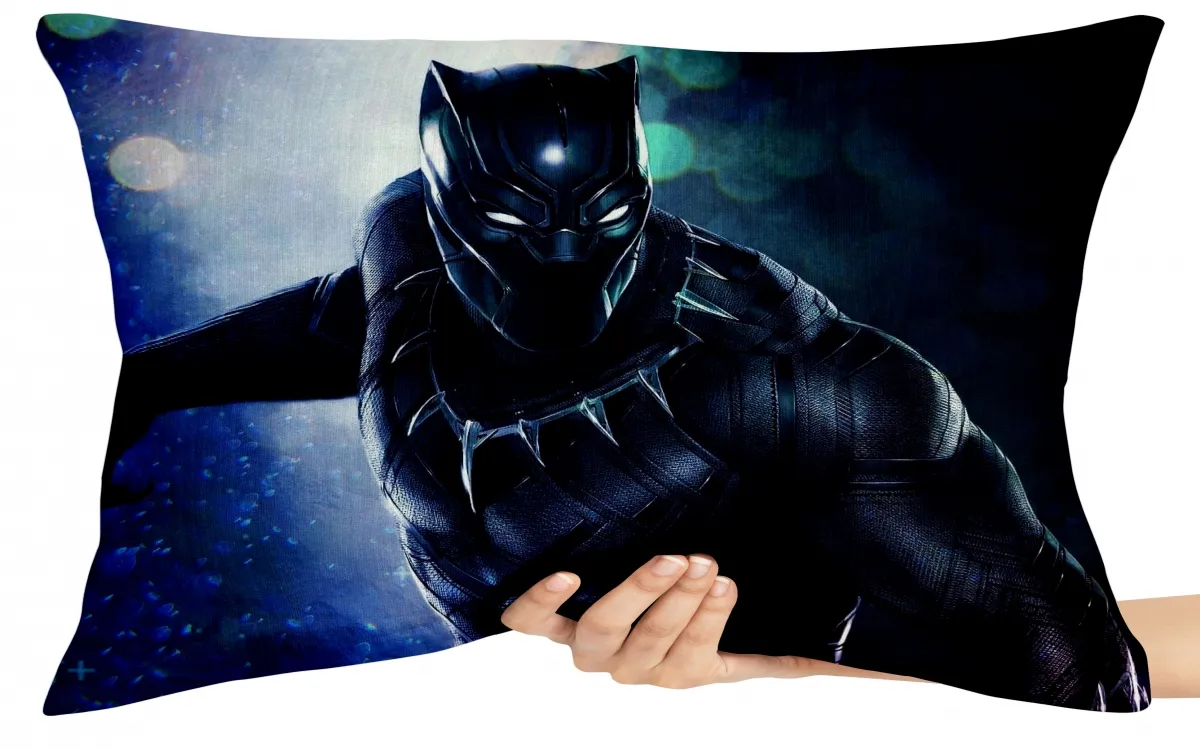 Almofada Gigante para sofá puff sala Pantera Negra Wakanda