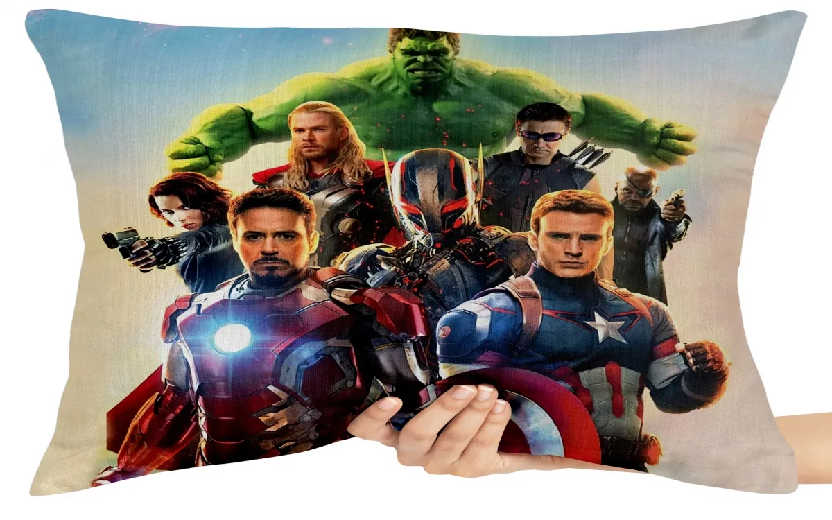 Almofada Gigante para sofá puff sala Vingadores início Nostalgia