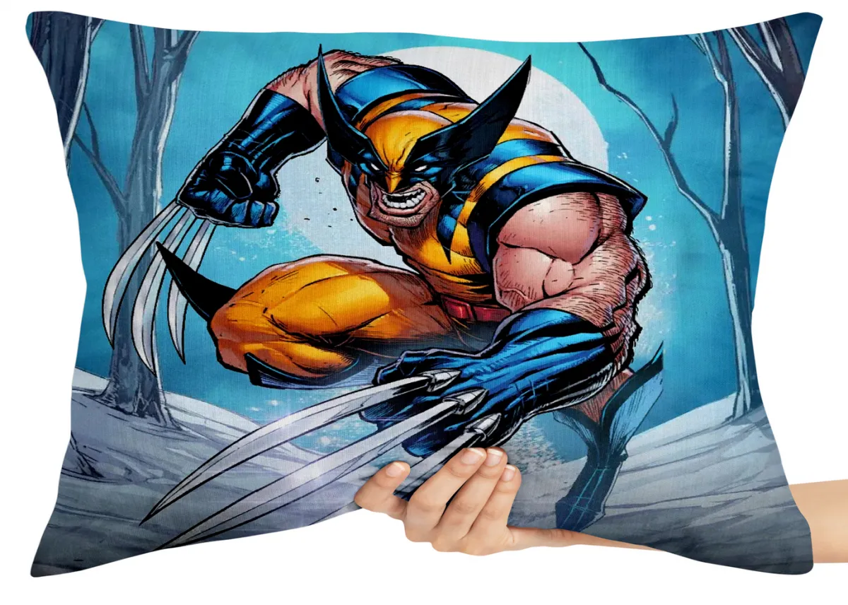 Almofada Gigante para sofá puff sala Wolverine Logan