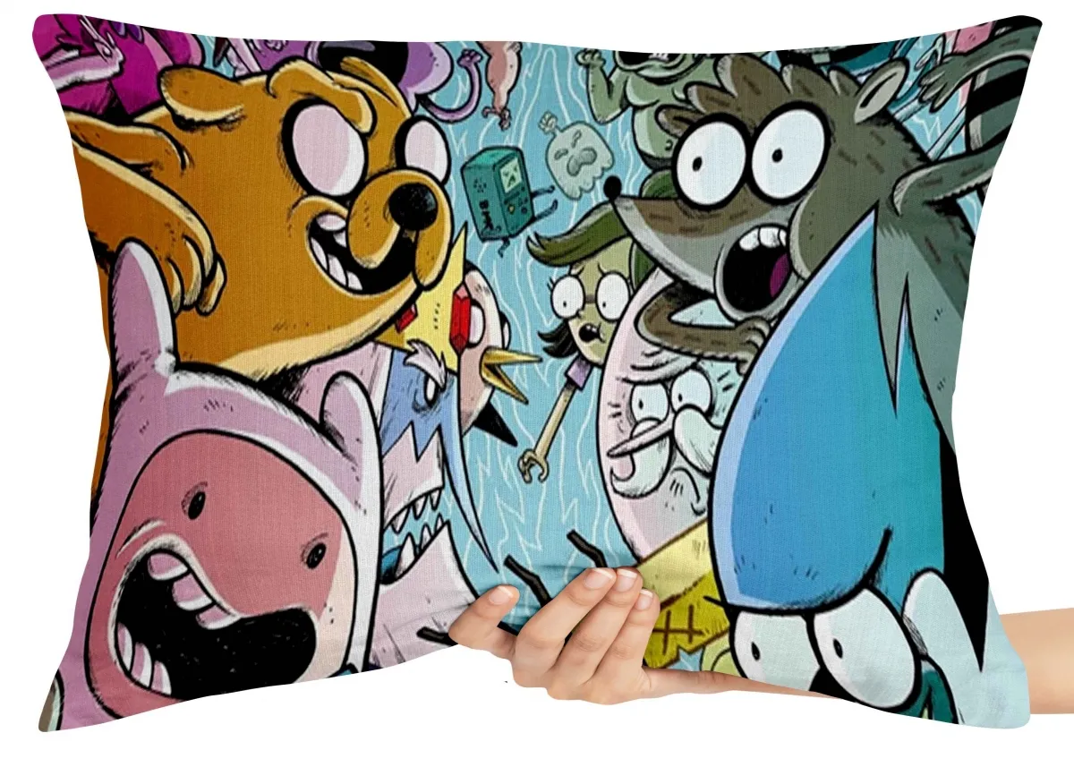 Almofada Gigante para sofá puff sala Apenas um show vs Hora da Aventura Imagem