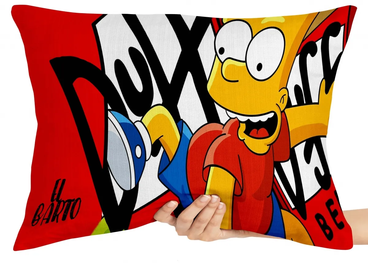Almofada Gigante para sofá puff sala bart simpsons Cerveja Duff skate