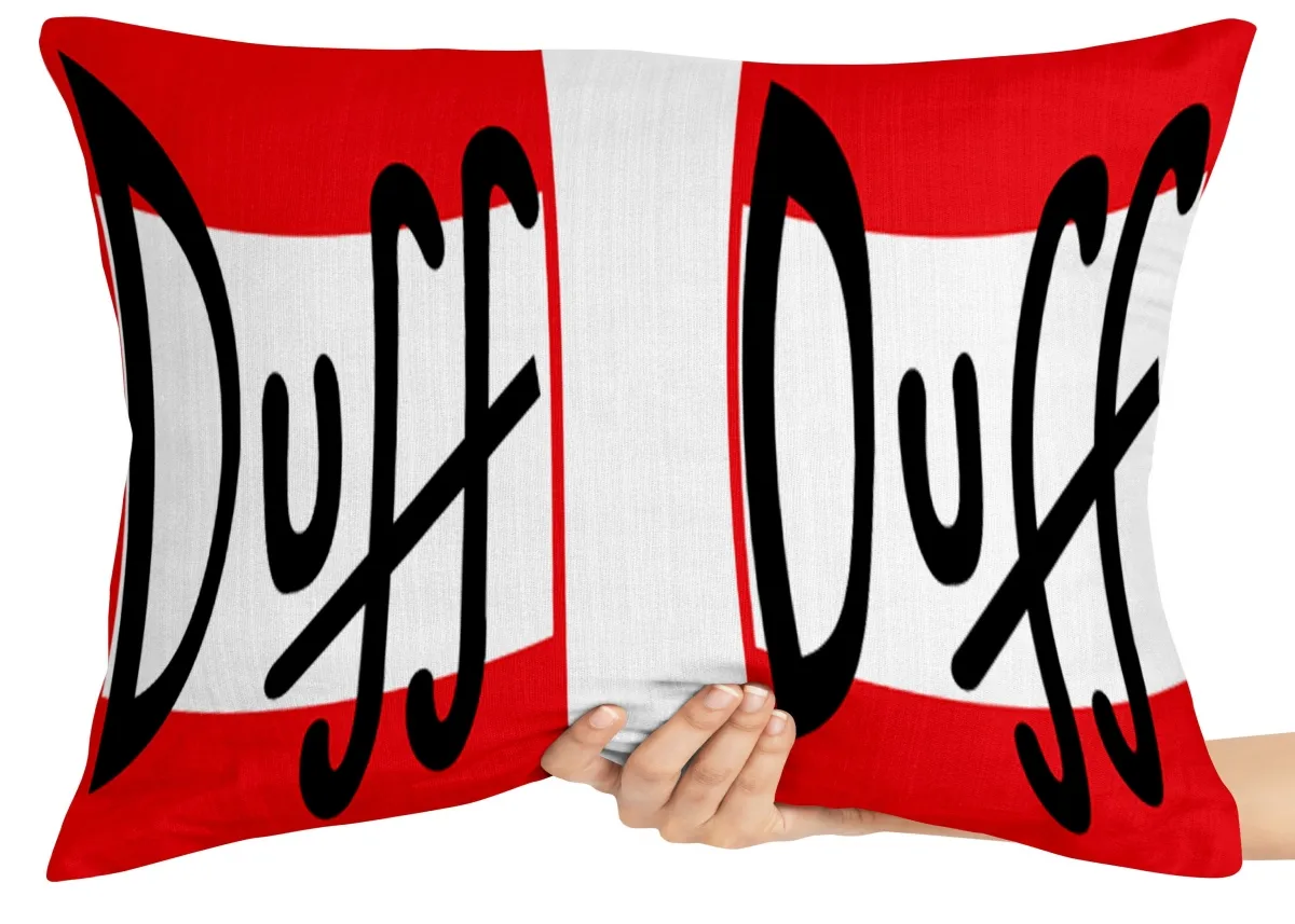 Almofada Gigante para sofá puff sala Cerveja Duff simpsons homer Imagem