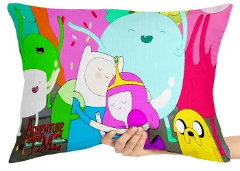 Almofada Gigante para sofá puff sala Finn Jujuba Jake hora de aventura
