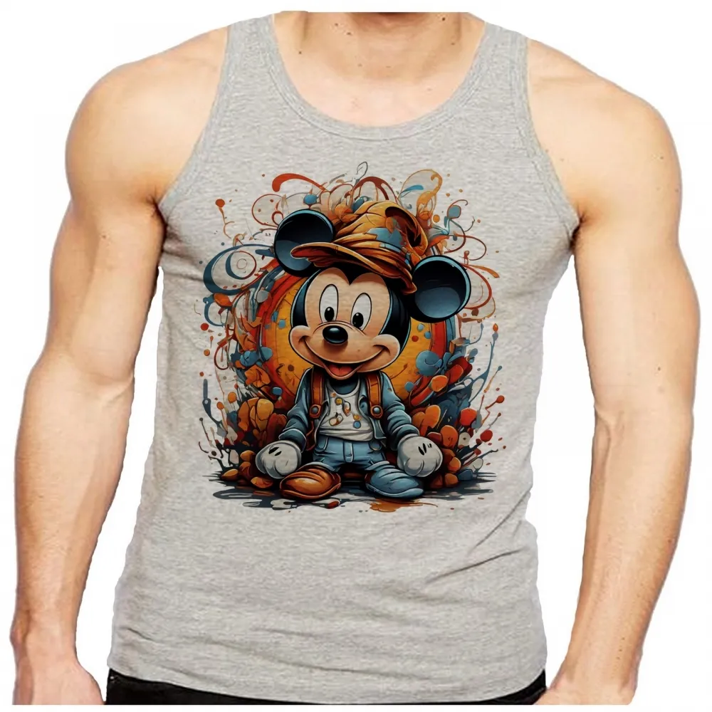 Camiseta Regata adulto ou infantil Mickey mouse baby desenho Imagem