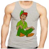 Camiseta Regata adulto ou infantil Peter pan amigo sininho - Foto 2