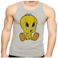 Camiseta Regata adulto ou infantil Piu Piu pinto frajola gato - Foto 2