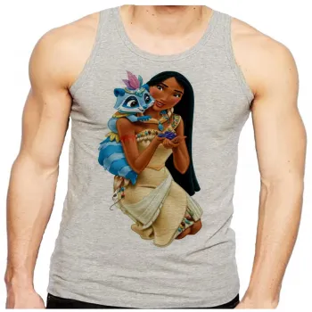 Camiseta Regata adulto ou infantil Pocahontas princesa disney - Foto 2