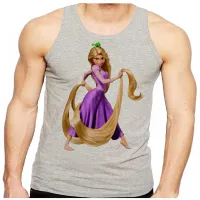 Camiseta Regata adulto ou infantil rapunzel princesa disney - Foto 2