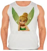 Camiseta Regata adulto ou infantil Sininho fada peter pan - Foto 2