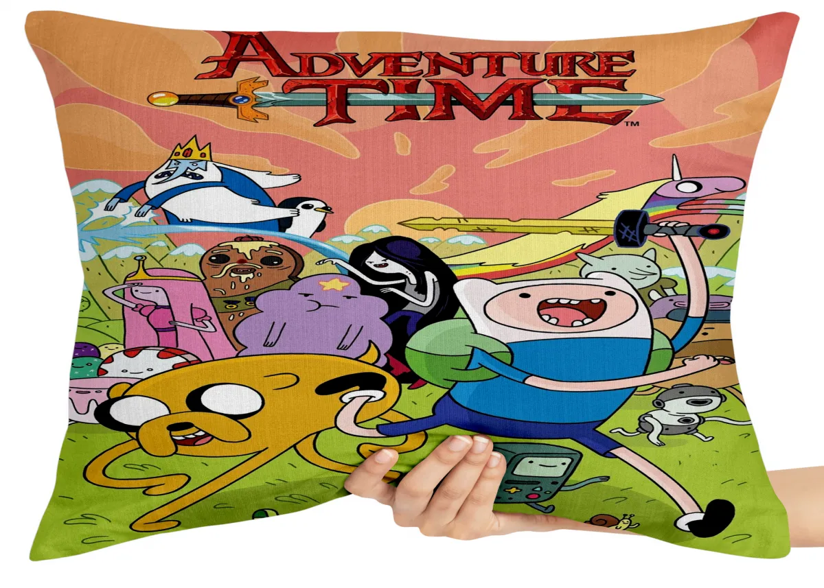 Almofada Gigante para sofá puff sala Hora da Aventura espada Imagem