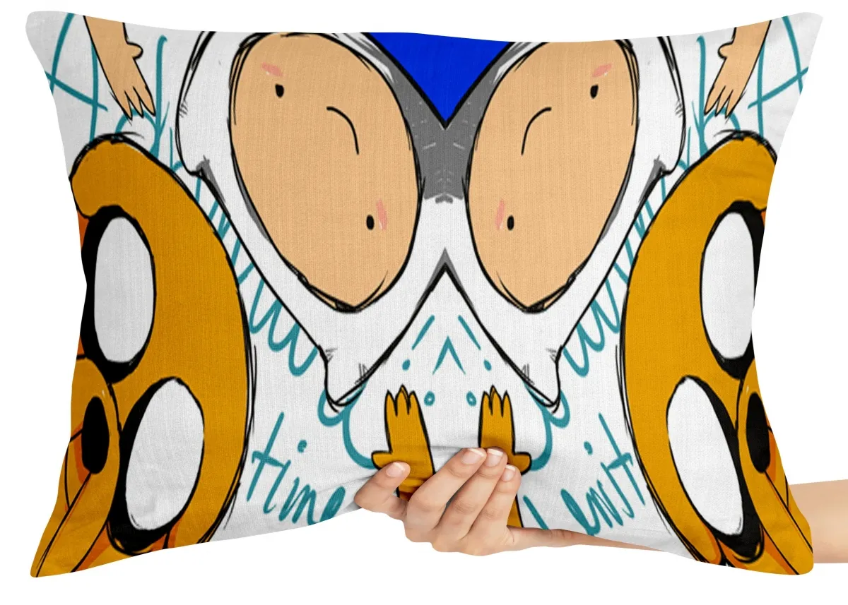 Almofada Gigante para sofá puff sala Hora da Aventura Jake Finn