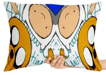 Almofada Gigante para sofá puff sala Hora da Aventura Jake Finn