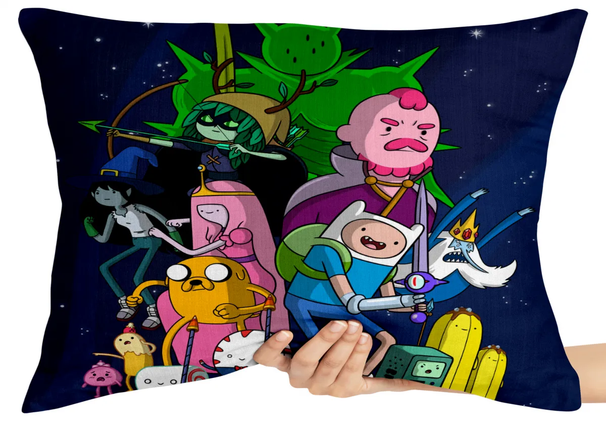 Almofada Gigante para sofá puff sala Hora da Aventura turma