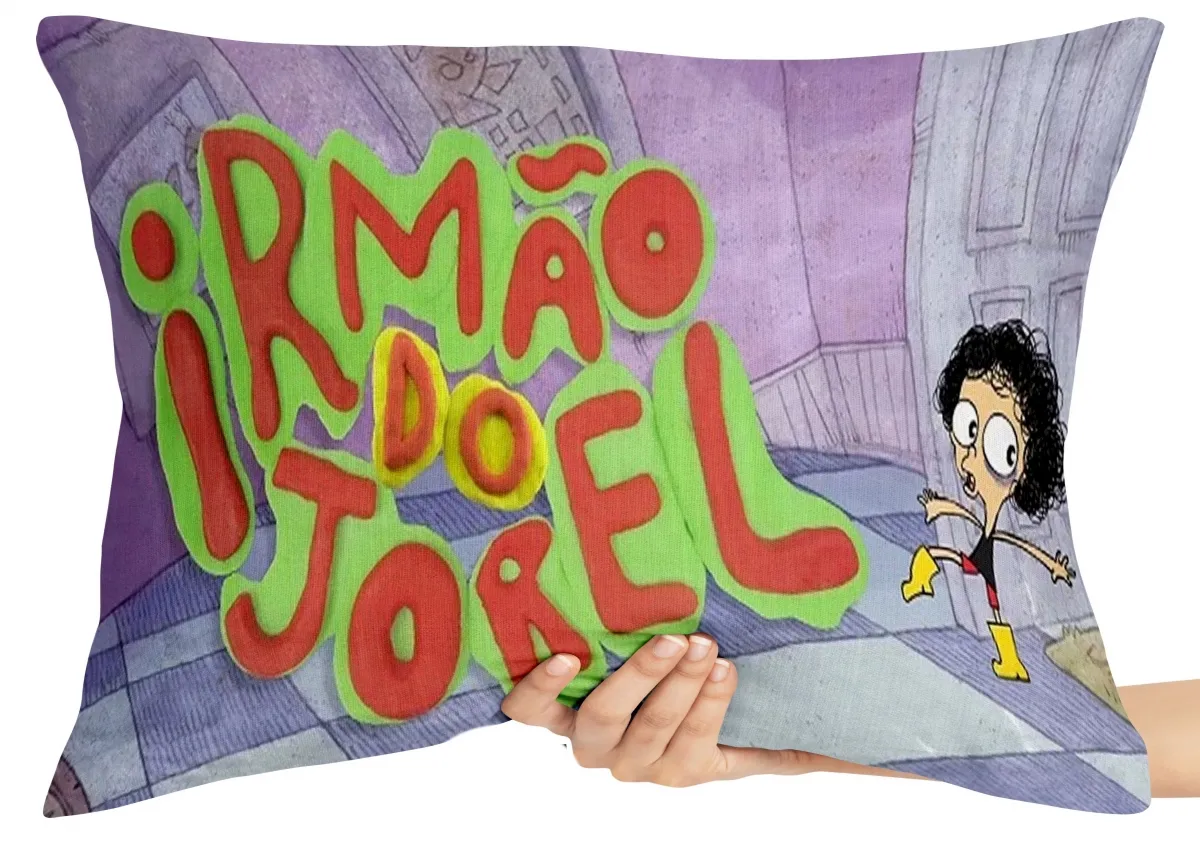 Almofada Gigante para sofá puff sala Irmão do Jorel desenho cartoon