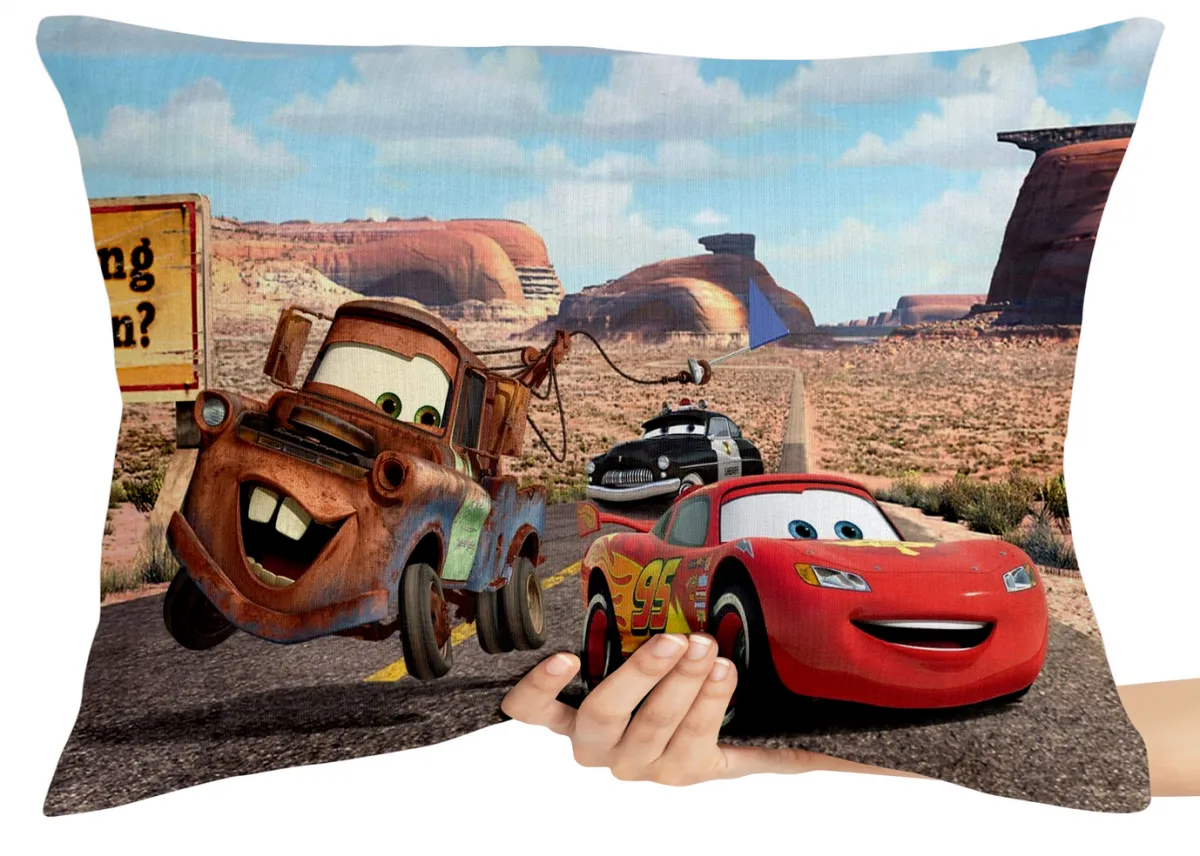 Almofada Gigante para sofá puff sala carros cars mate Imagem